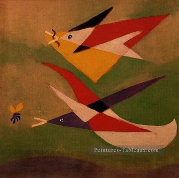 Deux hirondelles 1932 cubisme Pablo Picasso Peinture à l'huile